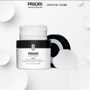 Bông Tẩy Da Chết Chứa Retinol Giúp Làm Sáng, Mịn Da Và Thu Nhỏ Lỗ Chân Lông PRIORI Q+SOD Enlightening Peel Pads 30 Pads